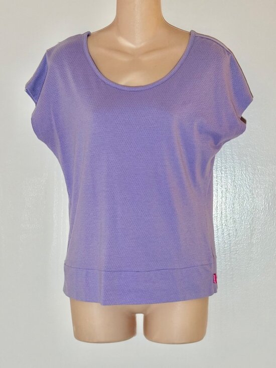 Ryka Tops - Ryka Lavender Open-Back Activewear Top Split Detail Womens Size M Workout Gym